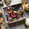 Vianočný/PF balíček s makrónkami a slaným karamelom